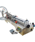 Pro Shop Heavy Duty Stainless Steel Automatic Liquid Filling Machine 10 To 2500 Ml Pneumatic Single Nozzle Anti Drip.
