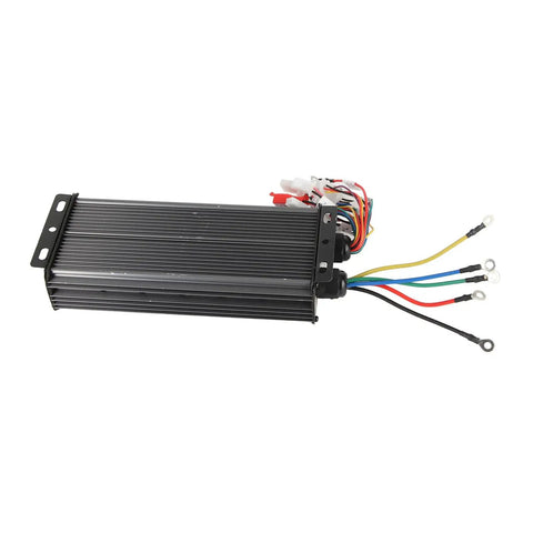 Beefy 2000W Brushless Bike Controller for E Bikes and Scooters, aluminum housing, wires attached, compatible with 48V-72V systems