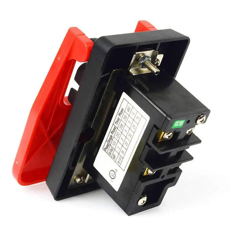 Large Table Saw Push Button Switch With Emergency Stop Cover Heavy Duty Safety Switch 18806 for woodworking machines back view