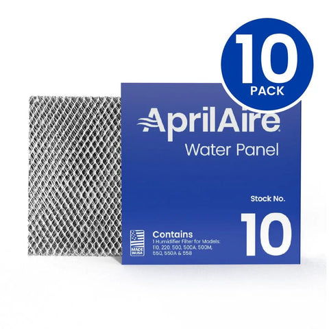Water Panel Humidifier Filter Replacement Pack Of 10 For Whole House Humidifiers Models 110 220 500 500A 500M 550 550A 558 Easy Fit USA Made