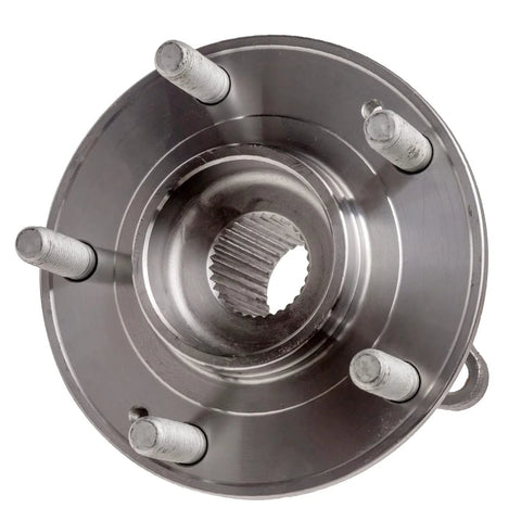 Top view of Beefed-Up Front Wheel Hub And Bearing Assembly Compatible With 2007-2014 Hyundai Santa Fe, 2007-2012 Veracruz, And 2011-2015 Kia Sorento