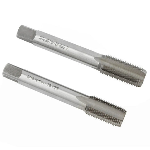 9/16-20 HSS Tap Set For Bicycle Crank Repair With Left And Right Threaded Taps, compact tool for aluminum steel crank repairs
