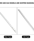 Comparison of new and old Shop-Grade Aluminum T Slot Miter Track Jig For Woodworking Anodized Track displayed side by side.