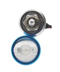 Heavy Duty Air Spray Gun With Slick Quick Connect Wash Free Tanks 600CC Mixing Reservoir And 400CC Paint Cup Precision nozzle close-up view.