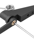 Close-up of Tail Wheel Assembly For RC Airplane 60x25mm D28 30 Replacement Part For 50cc 120cc Nitro Electric Planes.