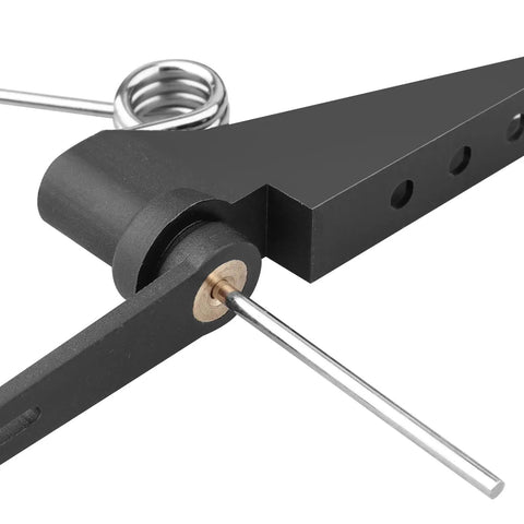 Close-up of Tail Wheel Assembly For RC Airplane 60x25mm D28 30 Replacement Part For 50cc 120cc Nitro Electric Planes.
