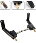 Left and Right Steering Knuckle Spindle for Coleman KT196 CK196 T Go Karts With Ball Joints, front axle view