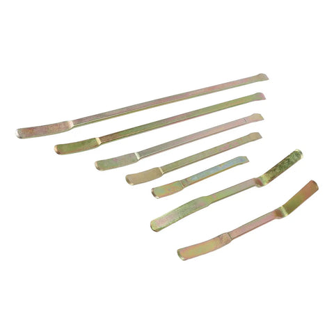 7 Piece Auto Body Repair Pry Bar Set With Curved And Straight Rods For Dent Removal On Cars And Trucks Paint Safe Panel Removal Tool Kit