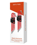 18 Piece Magnetic Allen Key Set With Ball End Hex Keys And Torque Handle box view