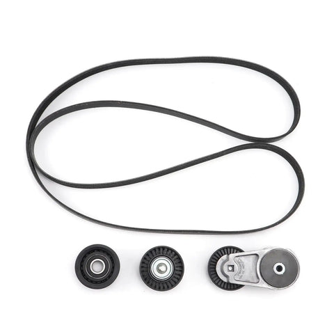 Huge Save Upgraded Drive Idler Pulley Serpentine Belt Tensioner Kit 5184617AD for Chrysler Dodge Jeep Ram with steel components.