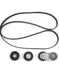 Huge Save Upgraded Drive Idler Pulley Serpentine Belt Tensioner Kit 5184617AD for Chrysler Dodge Jeep Ram VW Routan, heavy steel components.