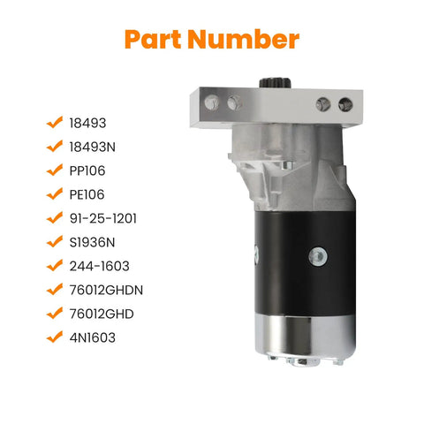 Beefy High Torque Mini Starter For Chevy Small Block Big Block V8 Engines Automatic And Manual Transmissions 153 Or 168 Tooth Ring Gear Tough As Nails Upgrade part number image