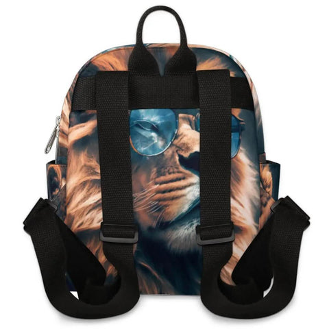 chic mini backpack Eco-Friendly Purse Sustainable Travel Rucksack Featuring the bold Black Pebbled Backpack - Mini