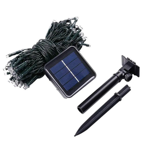 Solar Powered Outdoor Fairy String Lights 39Ft 100 LED Waterproof Twinkle With 8 Modes And Memory Function No Battery Replacement