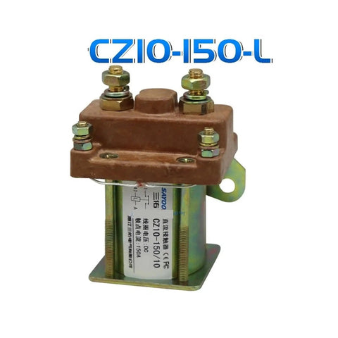 Beefy CZ10 DC Contactor With Genuine Silver Contacts, 150A, suitable for high current motors and custom builds.