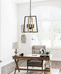Black Hanging Lights Pendant Ceiling Fixtures For Kitchen Island And Living Room Modern Industrial Style Easy Install