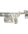 Heavy Duty Swinging Door Latch With WeatherGuard Protection Rugged Build Stainless Steel Auto Locking Padlock Compatible
