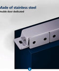 Push To Open Magnetic Door Catch Set 2 Pack Heavy Duty Stainless Steel Cabinet Latches and Drawer Magnets close-up