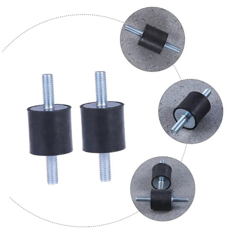 5 Pack Rubber Isolator Mounts For Vibration Dampening And Noise Reduction, Silent Blocks For Air Compressors, Engines, Fitness Equipment, 80x30x30 mm