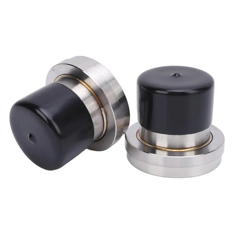 Boat Trailer Bearing Protectors With Covers Stainless Steel Grease Cap 2.717 Inch Diameter Auto Check Window Grease