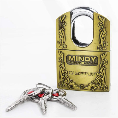 Heavy Duty 40 Mm Shrouded Hardened Keyed Padlock With Three Removable Keys Built Like A Tank Hella Secure For Warehouse Gate Toolbox Ammo Box And Outdoor Gear Protection