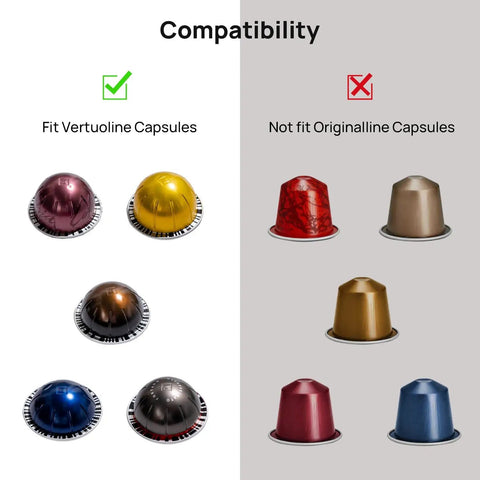 Reusable Aluminum Foil Lids For Nespresso VertuoLine Pods To Reuse Vertuo Coffee Capsules In Minutes Durable Seals Fit VertuoLine