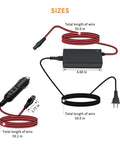 Sizes of Straight Up Heavy Duty Fast Charge Adapter Plug And Play Power Cable For NoCo Boost Gb70 Gb150 Gb250 Plus Gb500.