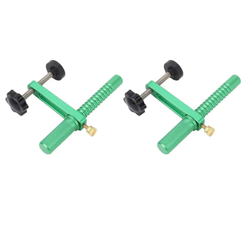 Two Pack 20mm Aluminum Bench Dog Woodworking Clamps For Handcrafts One Handed Operation Lightweight Durable Quick Hole Clamp Multifunctional Clamp