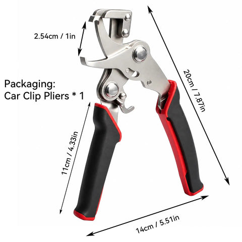 Multi Functional Car Clip Pliers And Disassembly Tool For Easy Removal Of Clips Rivets And Fasteners Anti Slip PVC Handle