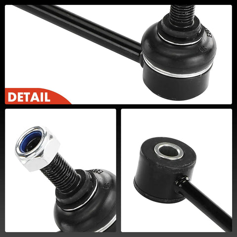 Rear Sway Bar Links Set For Ram 1500 Trucks 2011 2018 And 2023 1500 Classic 2019 2023 detail of steel links with nut