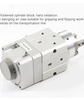 Heavy Lift Angular Rotary Pneumatic Actuator MRHQ25 Series with thickened cylinder block for secure workpiece gripping.