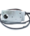 Rock Solid Ac Dc 24 Volt Modulating Damper Actuator With Real Time Position Feedback For Hvac Airflow Control Featuring Slick Fast Response Operation And Tight Sealing Performance That Never Drops The Ball, showing a motor with cable.