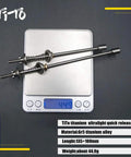 Ultra Lightweight Titanium Quick Release Skewers Set For Road And Mountain Bikes Front And Rear Disc Wheel Hubs on scale