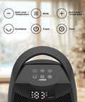 Close-up of Indoor Portable Space Heater 1500W With PTC Ceramic Heating Thermostat And Remote Three Heat Settings