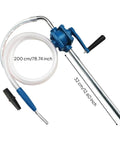 Super Handy Gralaria Manual Oil Transfer Pump For Mechanics And Garage Pros With 2M Hose Plus 32Cm Inlet Pipe For engine fluid transfer.