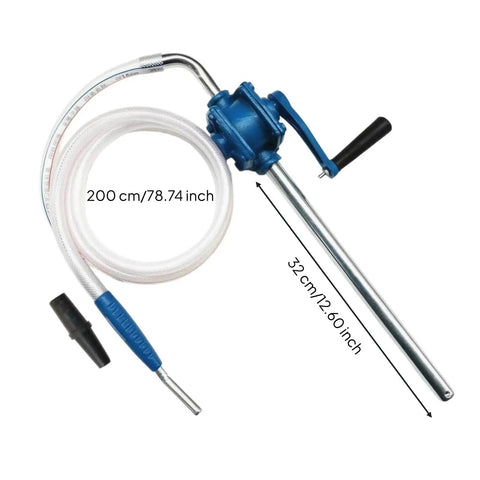 Super Handy Gralaria Manual Oil Transfer Pump For Mechanics And Garage Pros With 2M Hose Plus 32Cm Inlet Pipe For engine fluid transfer.