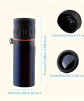 Pocket Sized Handheld Monocular Telescope 8x21mm With BAK4 Prism For Bird Watching Fishing Travel And Scenic Views Ideal For Outdoors Grab And Go Explorations, 91mm long
