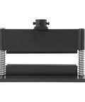 Front view of Beefed Up 12 Inch Heavy Duty Press Brake Attachment for Standard 12 or 20 Ton Hydraulic Shop Presses, 3/16 inch bend thickness.