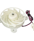 Front view of DC 12V Refrigerator Evaporator Fan Motor Replacement Part For Freezer And Fresh Food Cooling Quiet DIY Friendly 1870 RPM 2.5W 0.12A