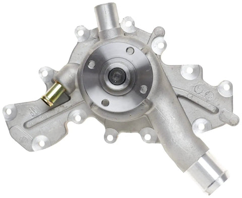 Premium Engine Water Pump Direct Fit Replacement 43279, aluminum housing with impeller for high flow cooling system.