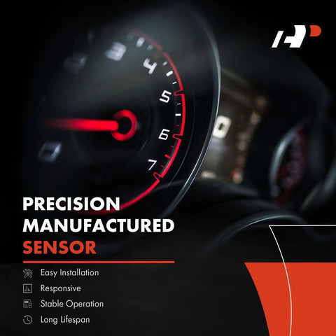 Engine Crankshaft Position Sensor For Volkswagen Beetle Bora Golf Golf SportWagen Jetta Passat Rabbit 2.5L L5 2005 To 2014 OE Replacement With Precise Sensing Reliable Performance And Easy Plug In Install, precision gauge graphic