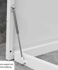Heavy Duty Roof Access Hatch With Hasp Lock Weatherproof Aluminum Skylight Cover For Attic Or Warehouse Ceilings Outdoor Maintenance Access Door 60x60 CM Waterproof Rustproof Easy Lock And Secure Design, hydraulic support rod