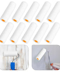 Dead On Smooth Mini Sponge Paint Roller Covers For Flawless Furniture Touch Ups And Interior Wall Painting Compact Replacement Rollers in a pack.