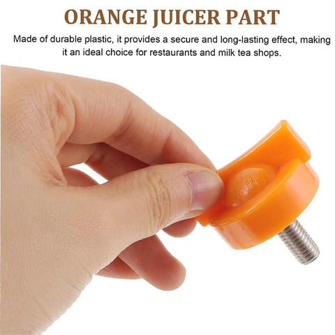 Heavy Duty Metal Juicer Fastener Kit With Compression Screws For XC-2000E Maintenance And Assembly Durable Replacement Accessories Built To Last And Deliver Quick Secure Fixes In A Busy Kitchen, orange plastic juicer part with screw