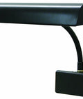 14 Inch Portable Piano Lamp With Adjustable Gooseneck Black Clamp Base Handy On Off Switch Fits Grand Pianos And Keyboards Uses 60W T10 Bulb