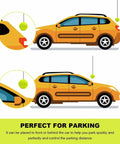 Two Pack Garage Parking Ball Set With Adjustable Height Ceiling Lanyard And Mount Hooks Tennis Ball Car Stop Indicator