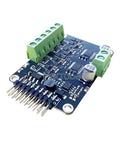 MKS Dual FOC V3.2 BLDC And Stepper Motor Controller Shield With ESP32, showing connectors and electronic components on board.