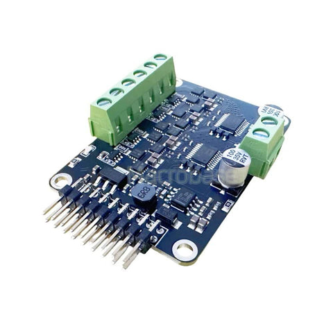 MKS Dual FOC V3.2 BLDC And Stepper Motor Controller Shield With ESP32, showing connectors and electronic components on board.