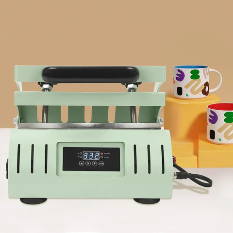 Two In One Tumbler Heat Press For 11 To 30 Ounce Mugs, 500W Dual Mug Press For Sublimation, Adjustable 0 To 400F Temperature And Timer