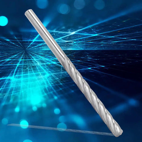 Pro Grade Tungsten Steel Spiral Reamer With Straight Shank For Precision Hole Cutting And Machining, H7 Tolerance Milling Lathe Tool